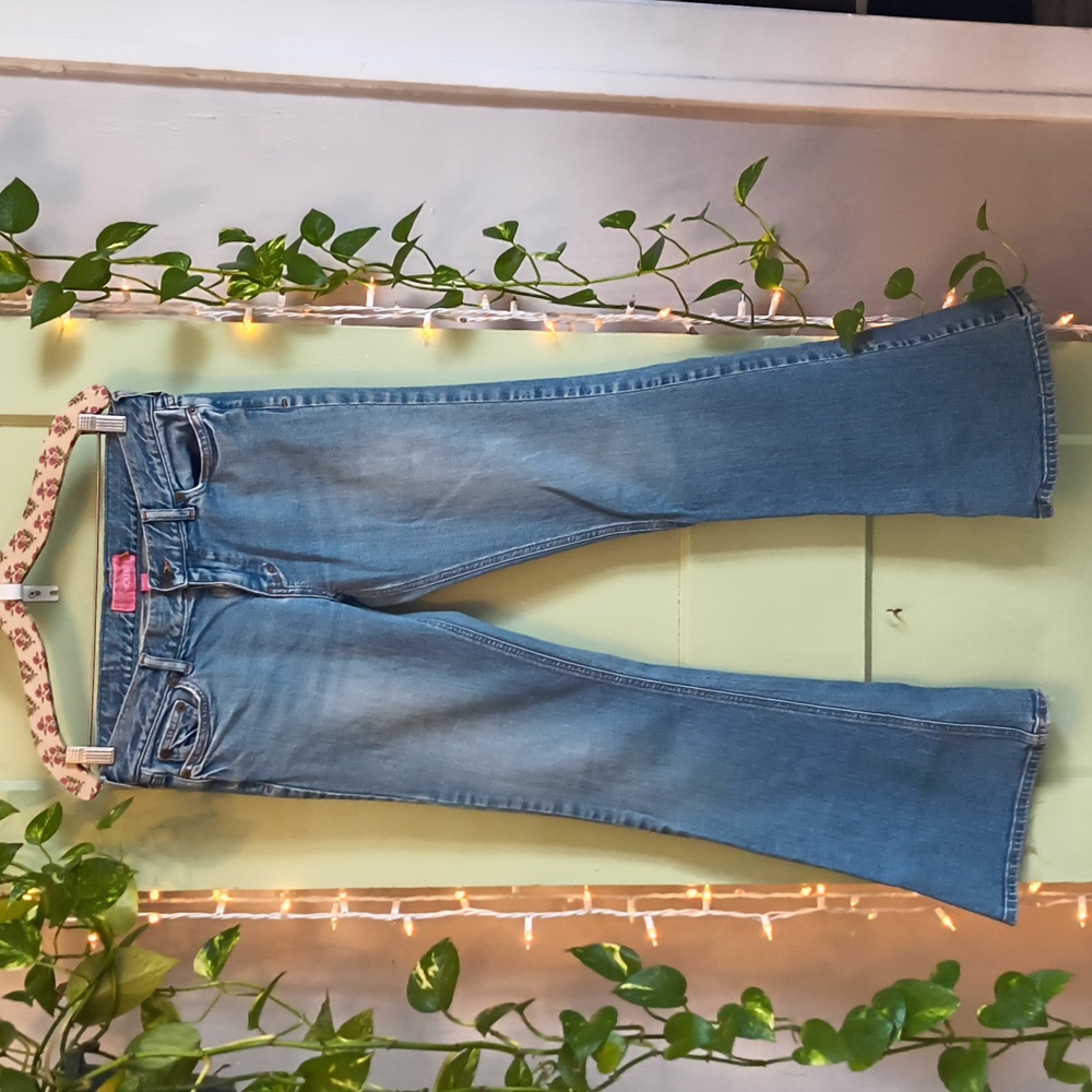 Women's Hollister Stretch Flare Low rise Hip Slung 7 Regular